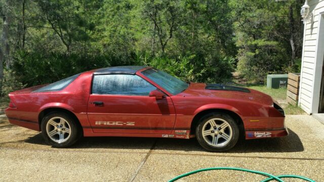 1989 Red Chevrolet Camaro Hatchback
