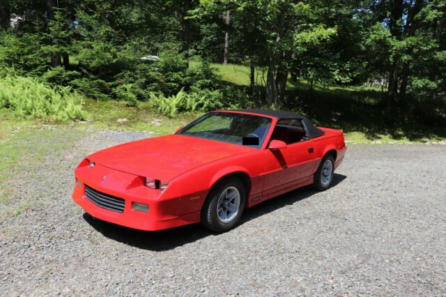 1989 Red Chevrolet Camaro Convertible