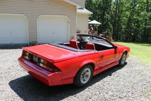 1989 Red Chevrolet Camaro Convertible