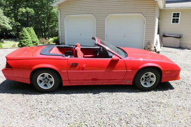 1989 Red Chevrolet Camaro Convertible