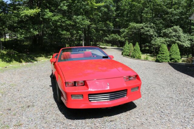 1989 Red Chevrolet Camaro Convertible