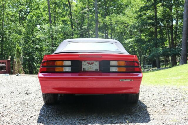 1989 Red Chevrolet Camaro Convertible