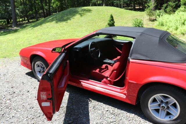 1989 Red Chevrolet Camaro Convertible