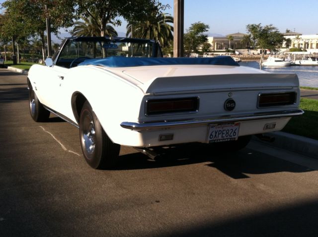 1967 Dover White Chevrolet Camaro Convertible