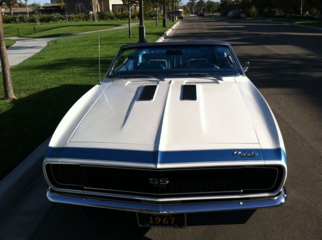 1967 Dover White Chevrolet Camaro Convertible
