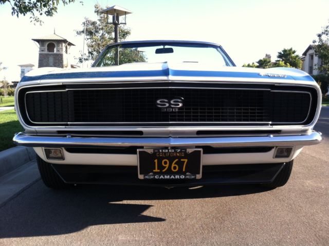1967 Dover White Chevrolet Camaro Convertible