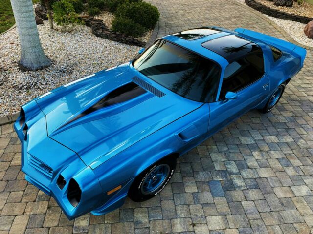 1980 Blue Chevrolet Camaro T-Top