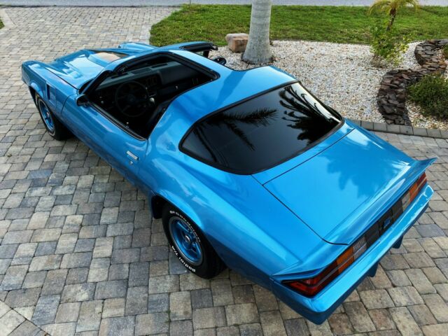 1980 Blue Chevrolet Camaro T-Top