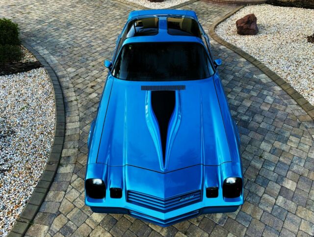 1980 Blue Chevrolet Camaro T-Top