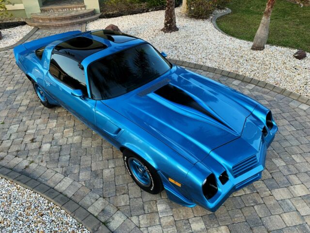 1980 Blue Chevrolet Camaro T-Top
