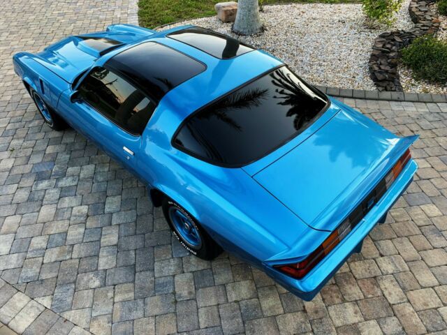 1980 Blue Chevrolet Camaro T-Top
