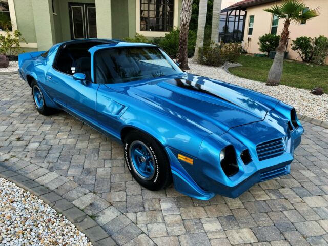 1980 Blue Chevrolet Camaro T-Top