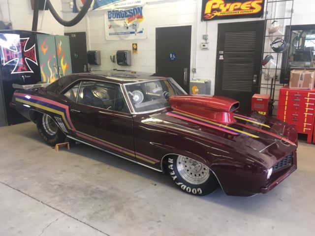 1969 Red Chevrolet Camaro