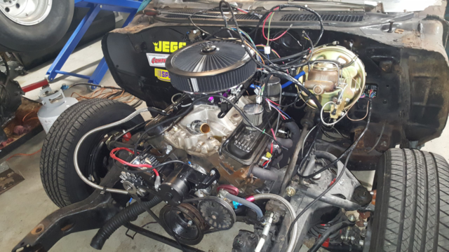 1971 Orange Chevrolet Chevelle Coupe