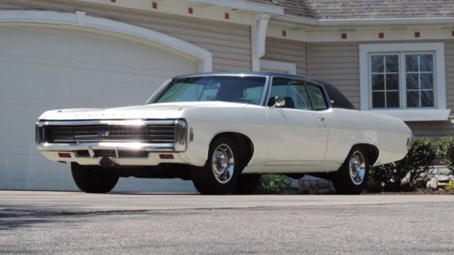 1969 White Chevrolet Capriceold Coupe