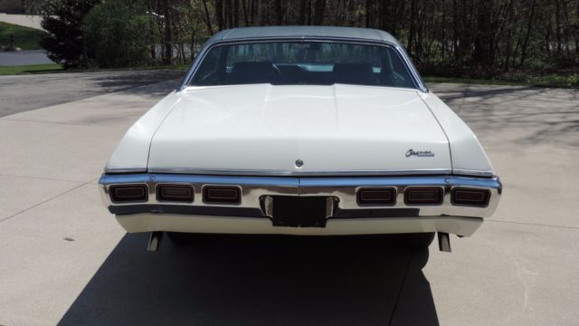 1969 White Chevrolet Capriceold Coupe