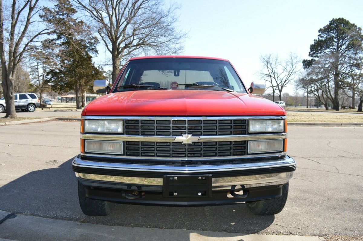 1993 Red Chevrolet C/K Pickup 1500 Extended Cab Pickup