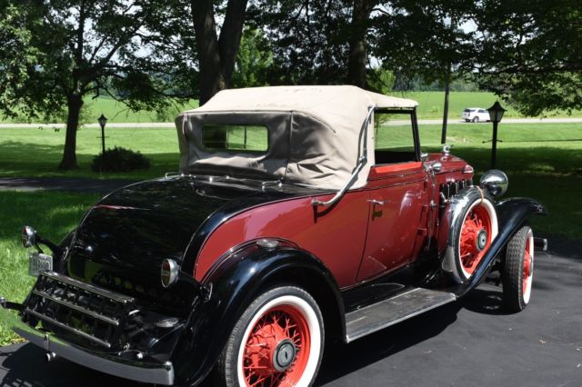 1932 Burgundy Chevrolet Chevy Confederate 2 door Coupe