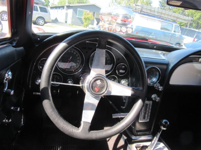 1965 Red Chevrolet Corvette Fastback