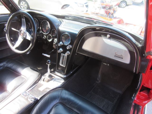 1965 Red Chevrolet Corvette Fastback