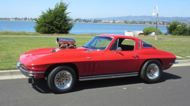 1965 Red Chevrolet Corvette Fastback