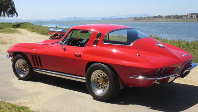 1965 Red Chevrolet Corvette Fastback