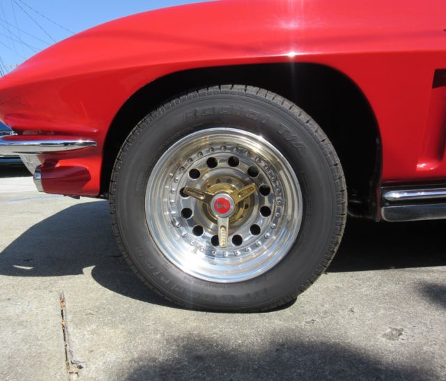 1965 Red Chevrolet Corvette Fastback