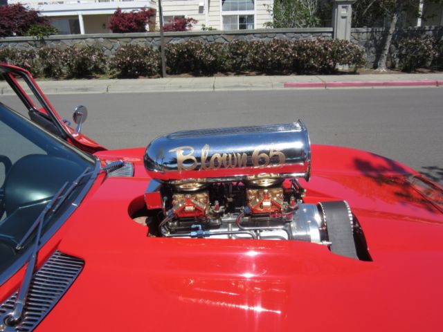 1965 Red Chevrolet Corvette Fastback