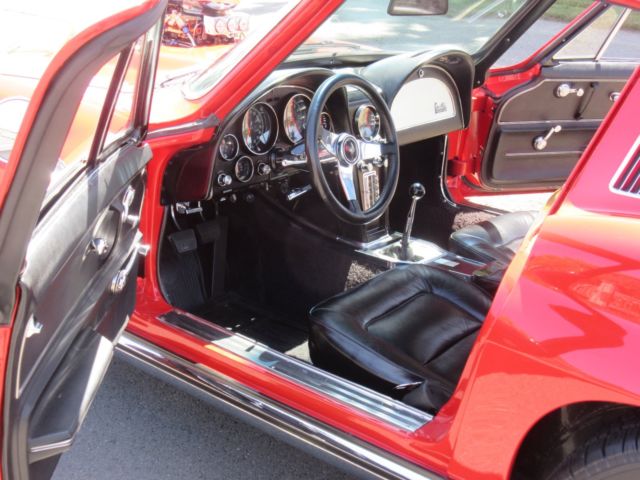 1965 Red Chevrolet Corvette Fastback
