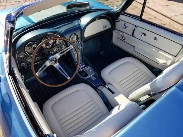 1967 Blue Chevrolet Corvette Convertible