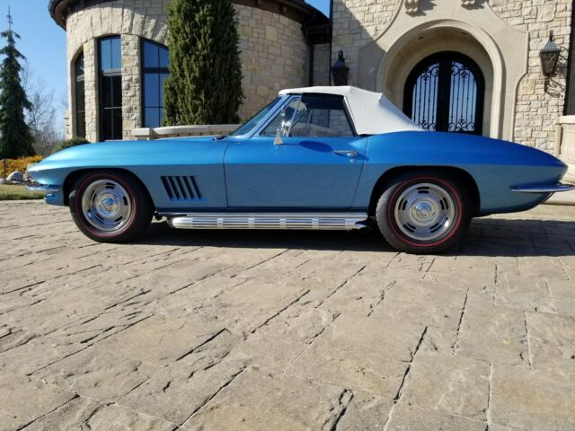 1967 Blue Chevrolet Corvette Convertible