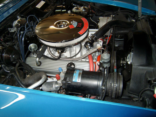 19690000 Blue Chevrolet Corvette Coupe