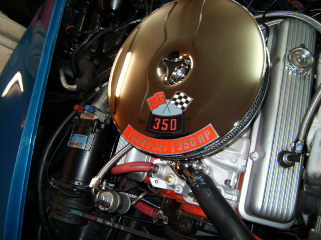 19690000 Blue Chevrolet Corvette Coupe