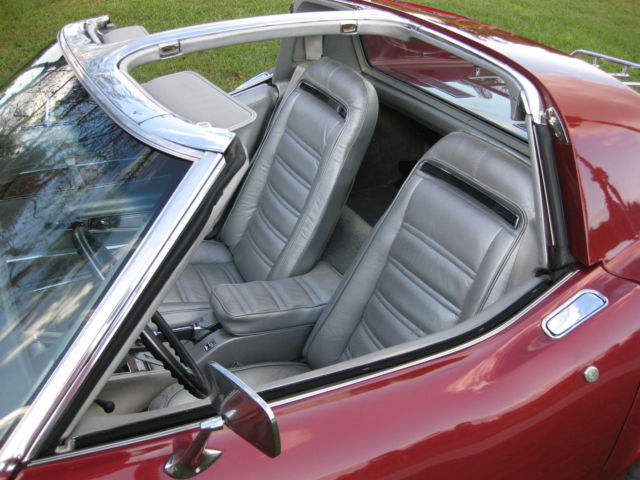 1974 Maroon Chevrolet Corvette T Top