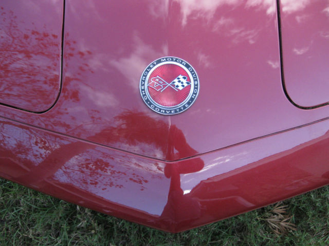 1974 Maroon Chevrolet Corvette T Top