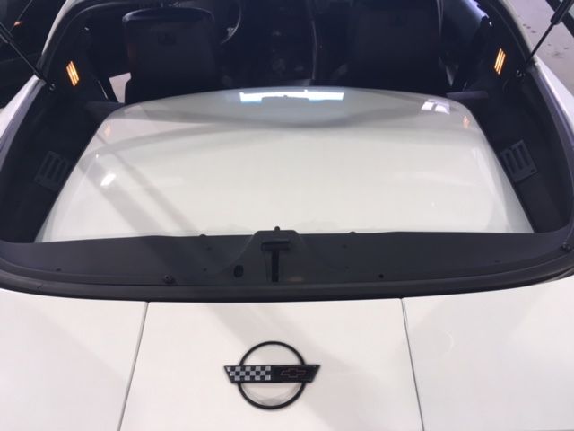 1993 White Chevrolet Corvette