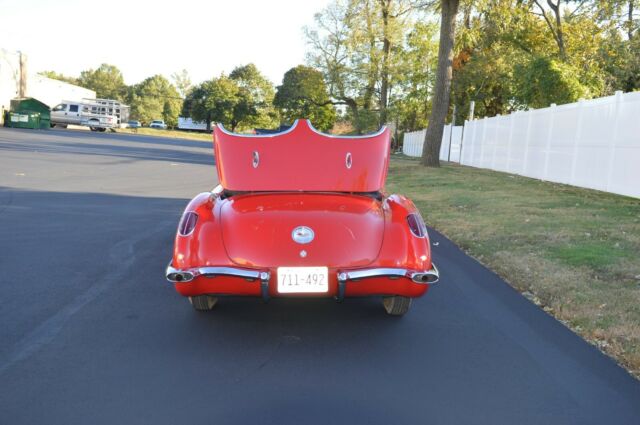 1960 RED Chevrolet Corvette Convertible