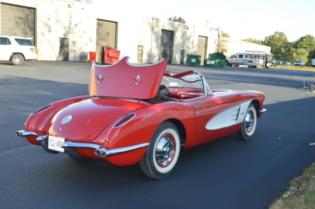 1960 RED Chevrolet Corvette Convertible