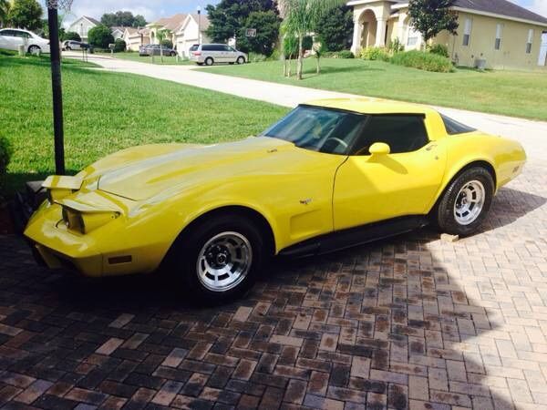1979 Yellow Chevrolet Corvette Coupe