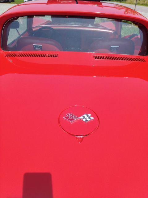 1970 Red Chevrolet Corvette Coupe