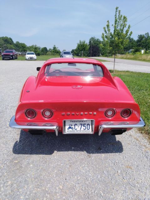 1970 Red Chevrolet Corvette Coupe