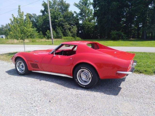 1970 Red Chevrolet Corvette Coupe