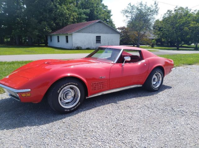 1970 Red Chevrolet Corvette Coupe