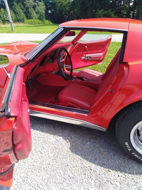 1970 Red Chevrolet Corvette Coupe
