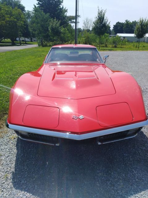 1970 Red Chevrolet Corvette Coupe