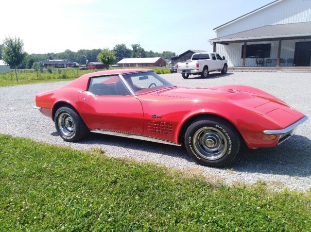 1970 Red Chevrolet Corvette Coupe
