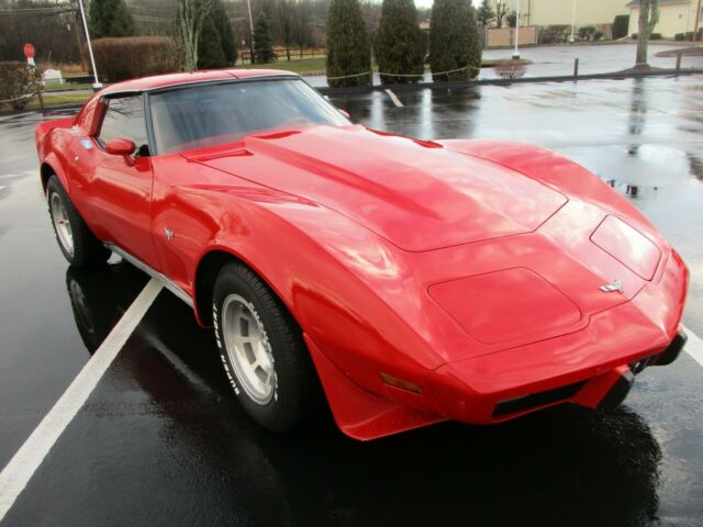1977 Red Chevrolet Corvette Coupe