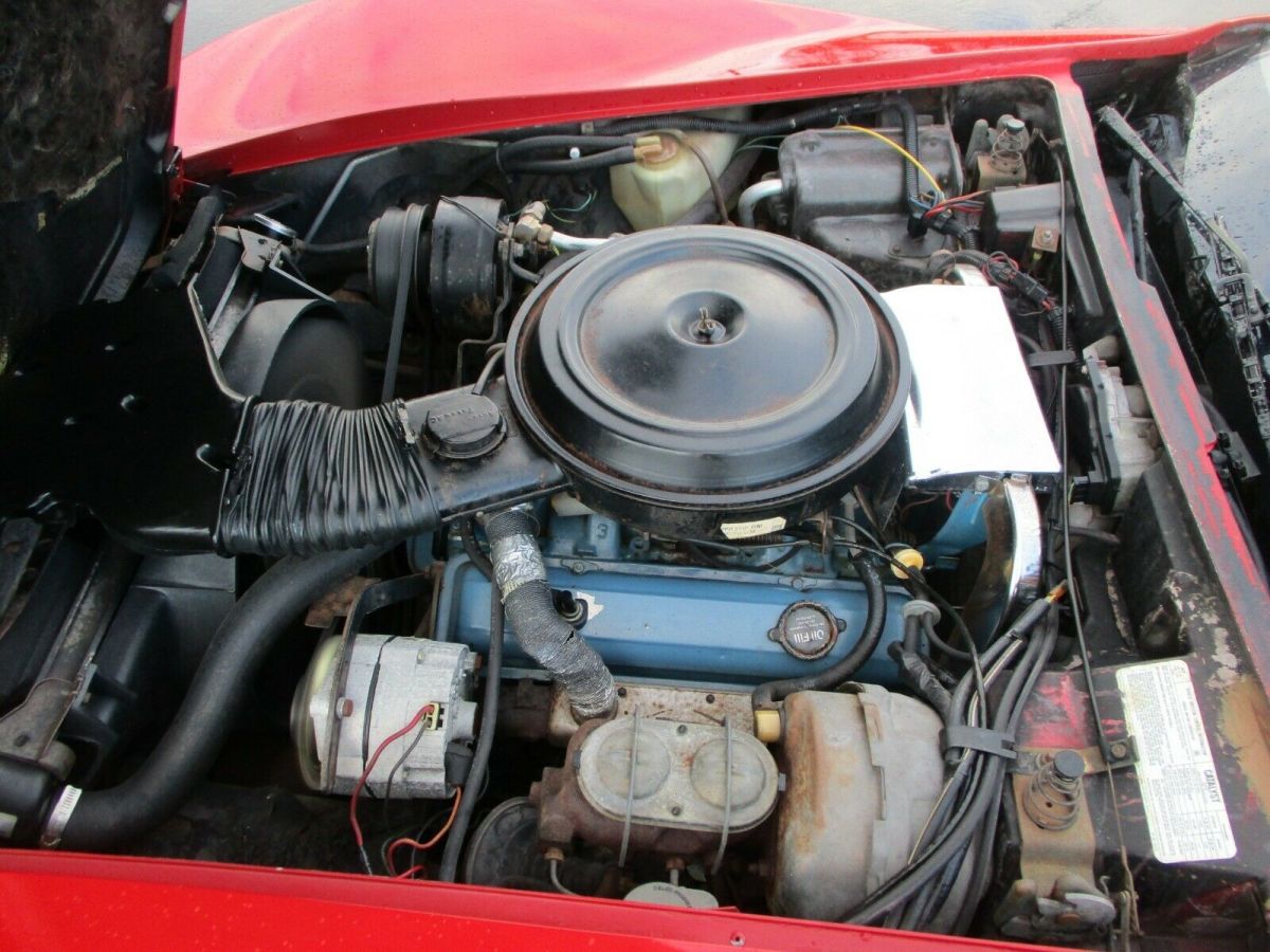 1977 Red Chevrolet Corvette Coupe