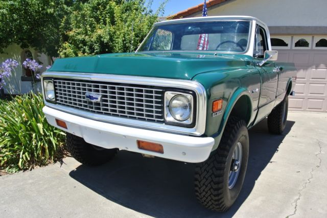 1972 Green Chevrolet C/K Pickup 2500 Standard Cab Pickup