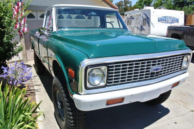 1972 Green Chevrolet C/K Pickup 2500 Standard Cab Pickup